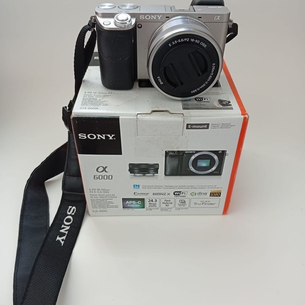 🔥Sony Alpha 6000 Silver Camera